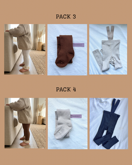 Pack de 3 | 1 de cada modelo | 6-12 Meses