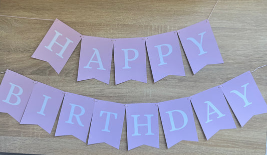 Banderín feliz cumpleaños