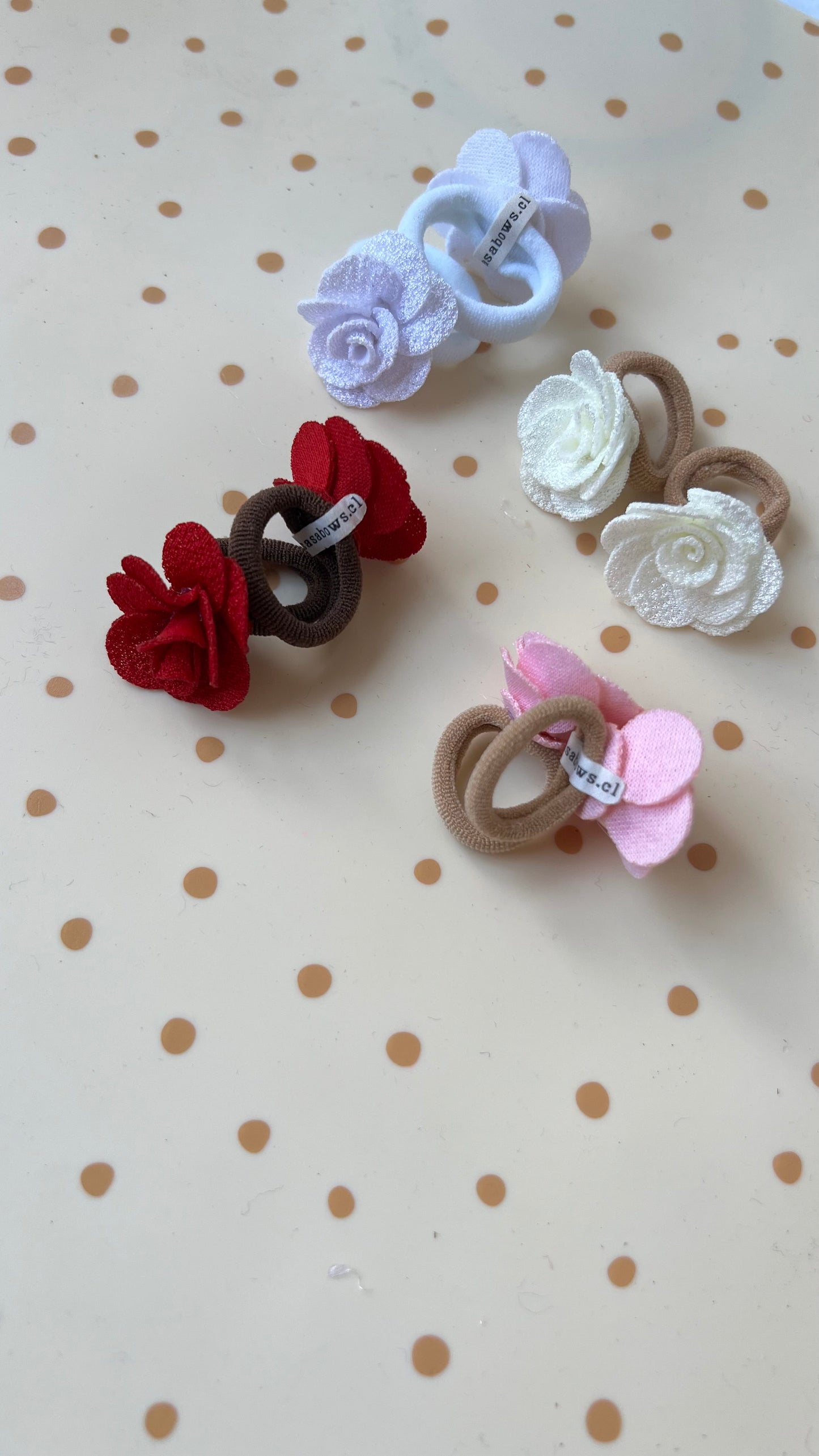 Mini Colets Rosas para Niña