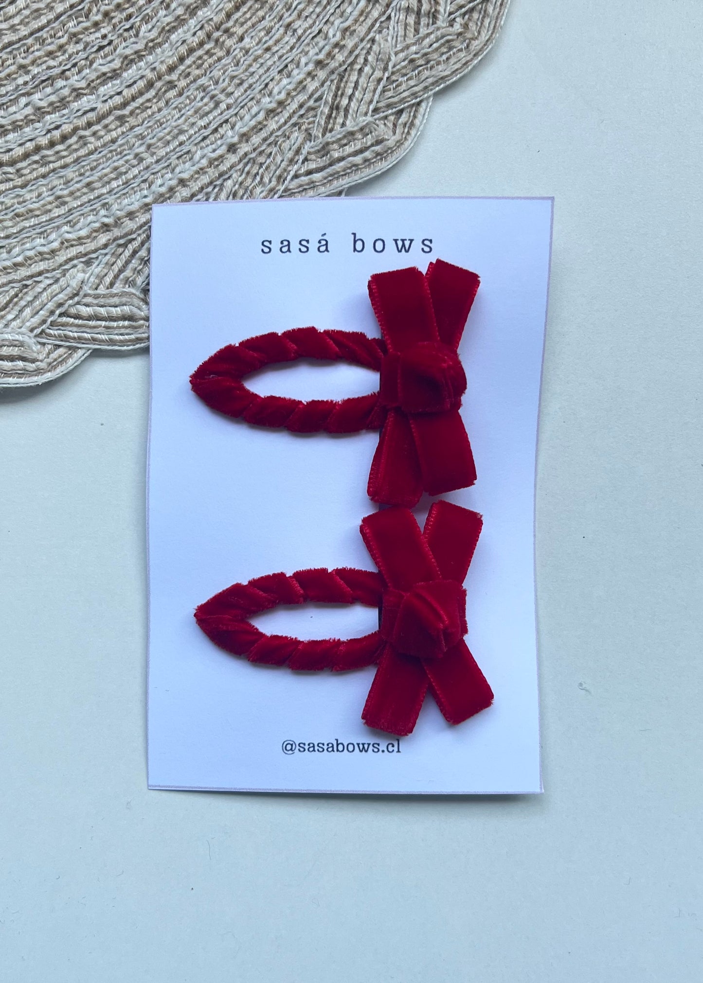 Clips Terciopelo para Niña - Pinches Cabello Suaves y Elegantes