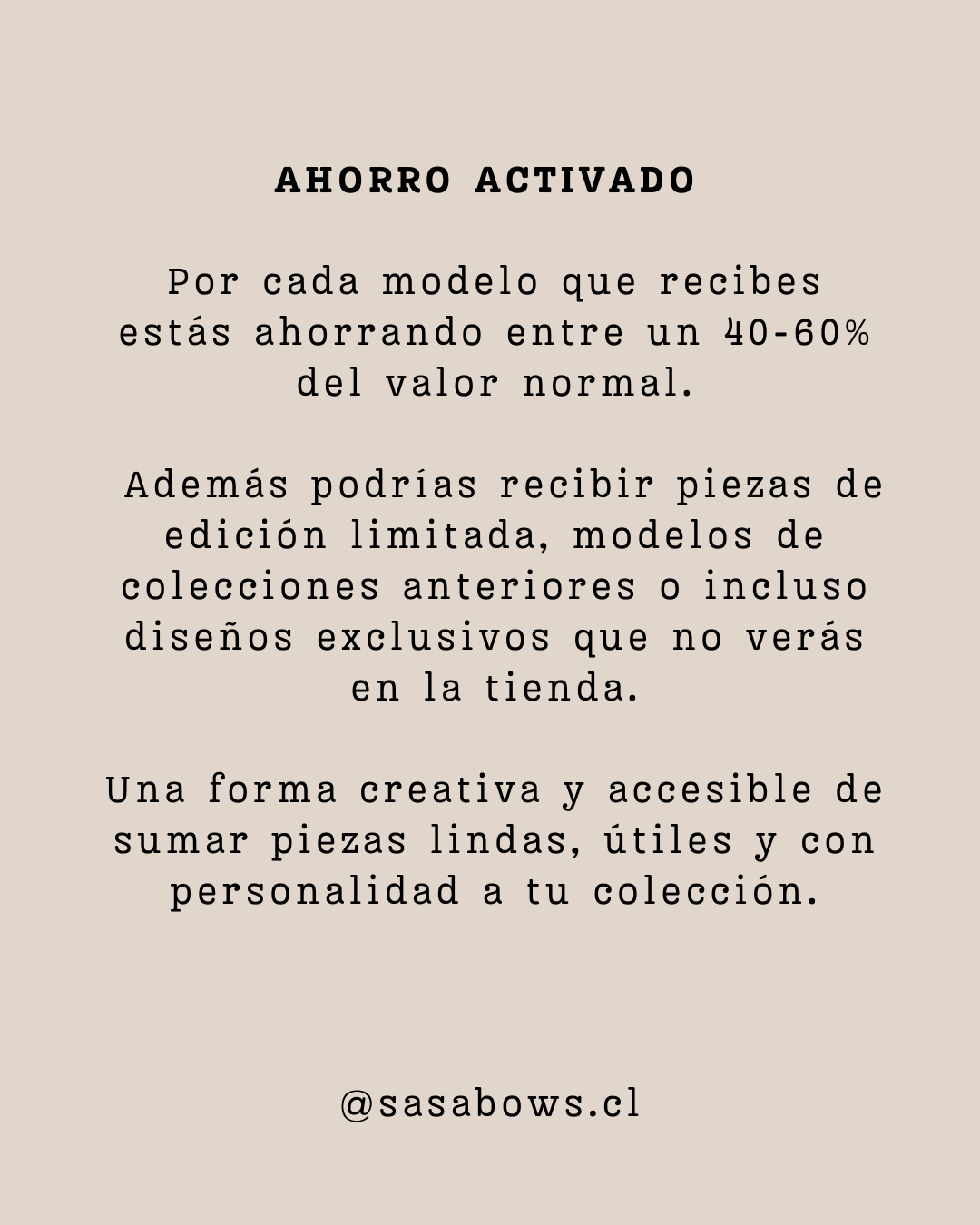 Mistery Bags | cintillo elasticado