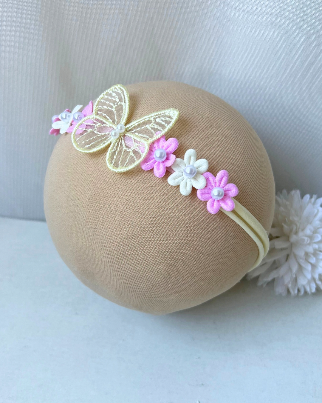 Cintillo Blossom Amarillo~Rosado