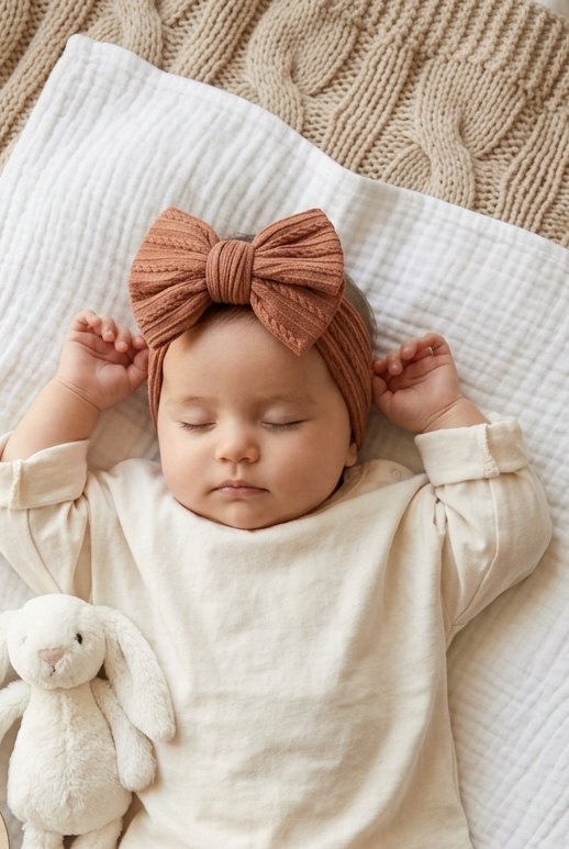 Cintillo Almendra Grande Caramelo