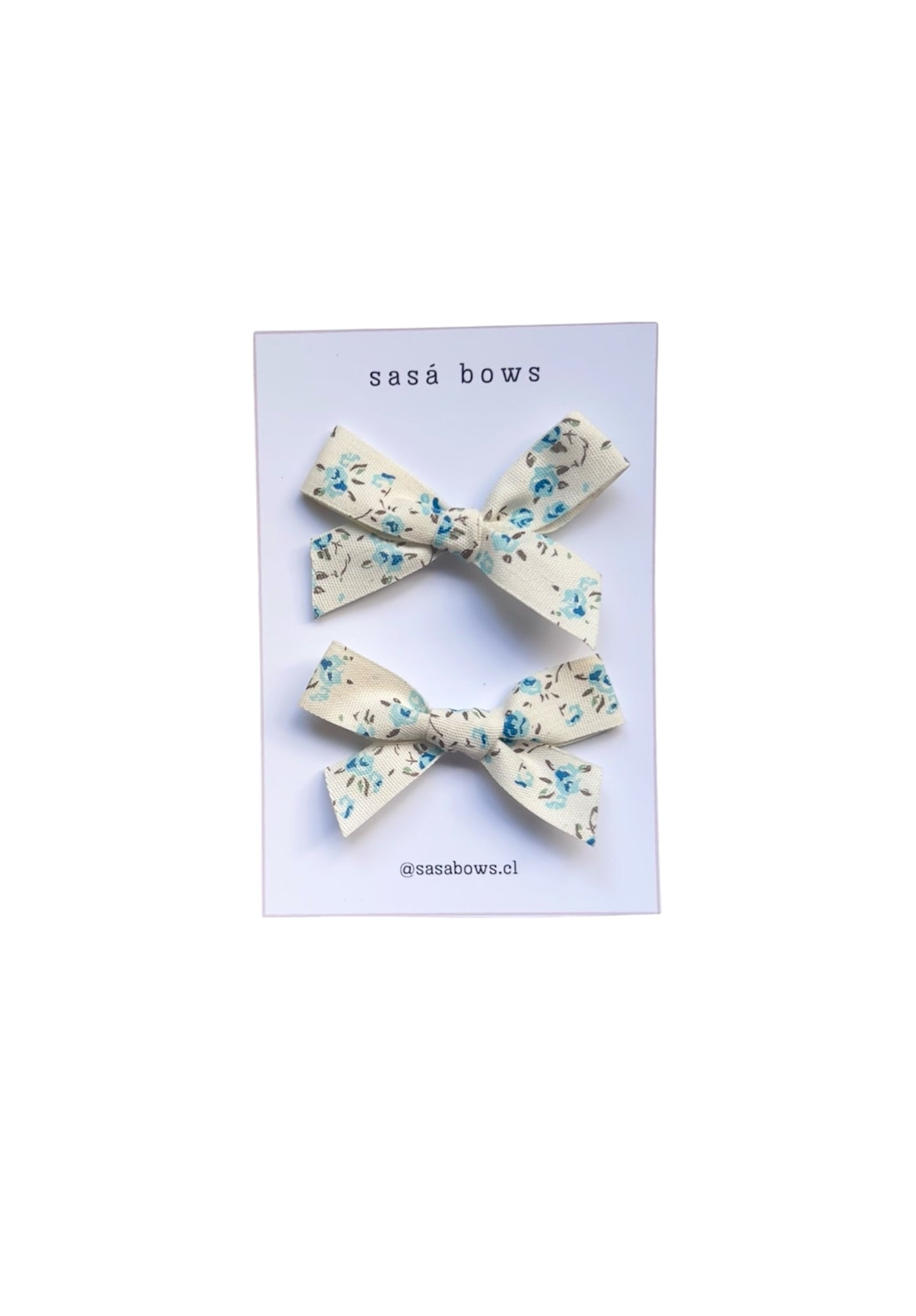 Lazo flora | par de mini pinches