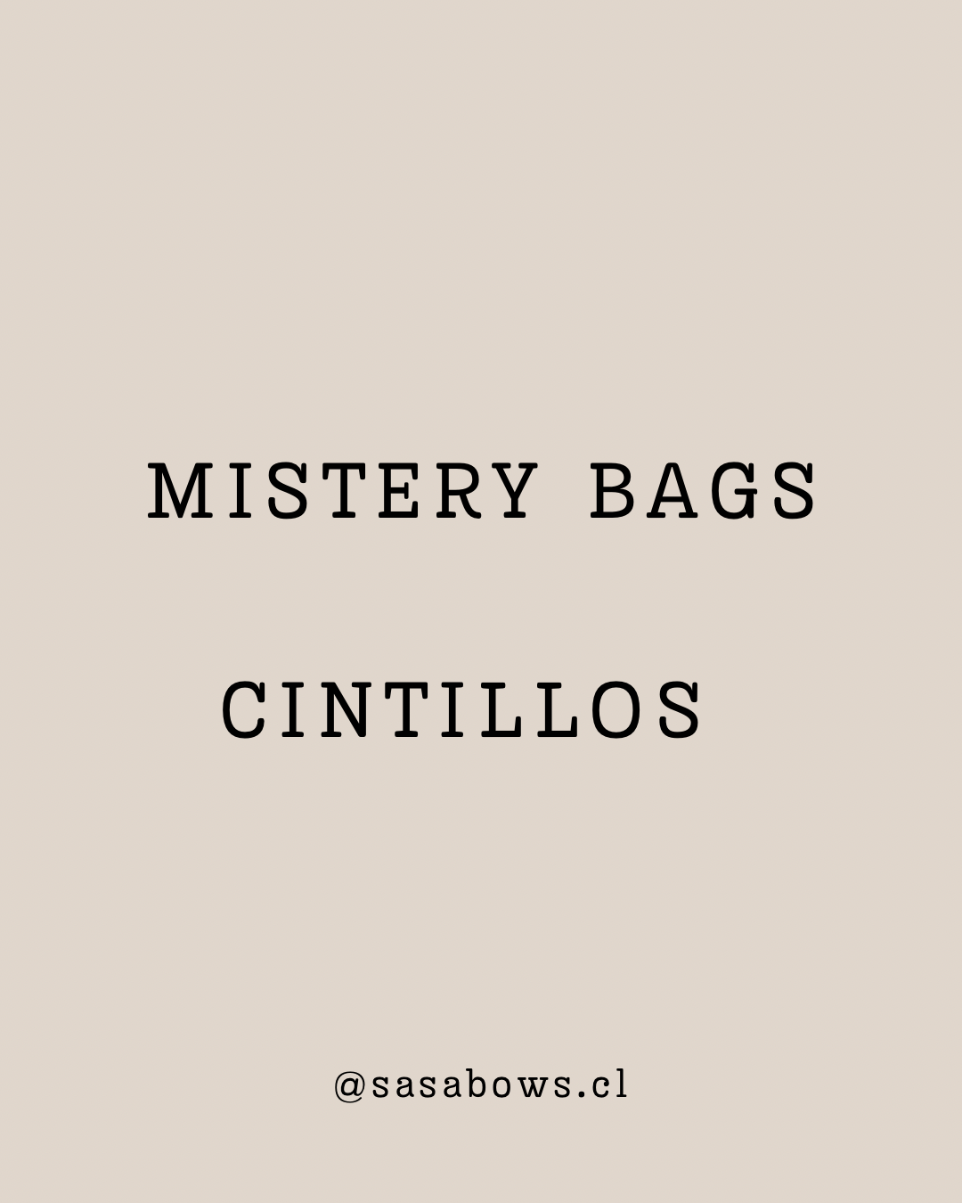 Mistery Bags | cintillo elasticado