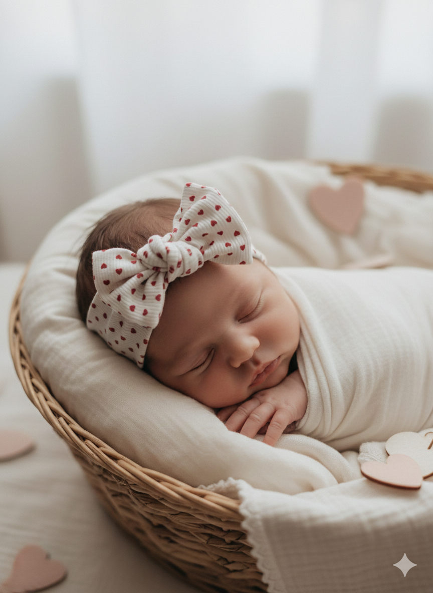 Cintillo Corazones | 0-12 Meses