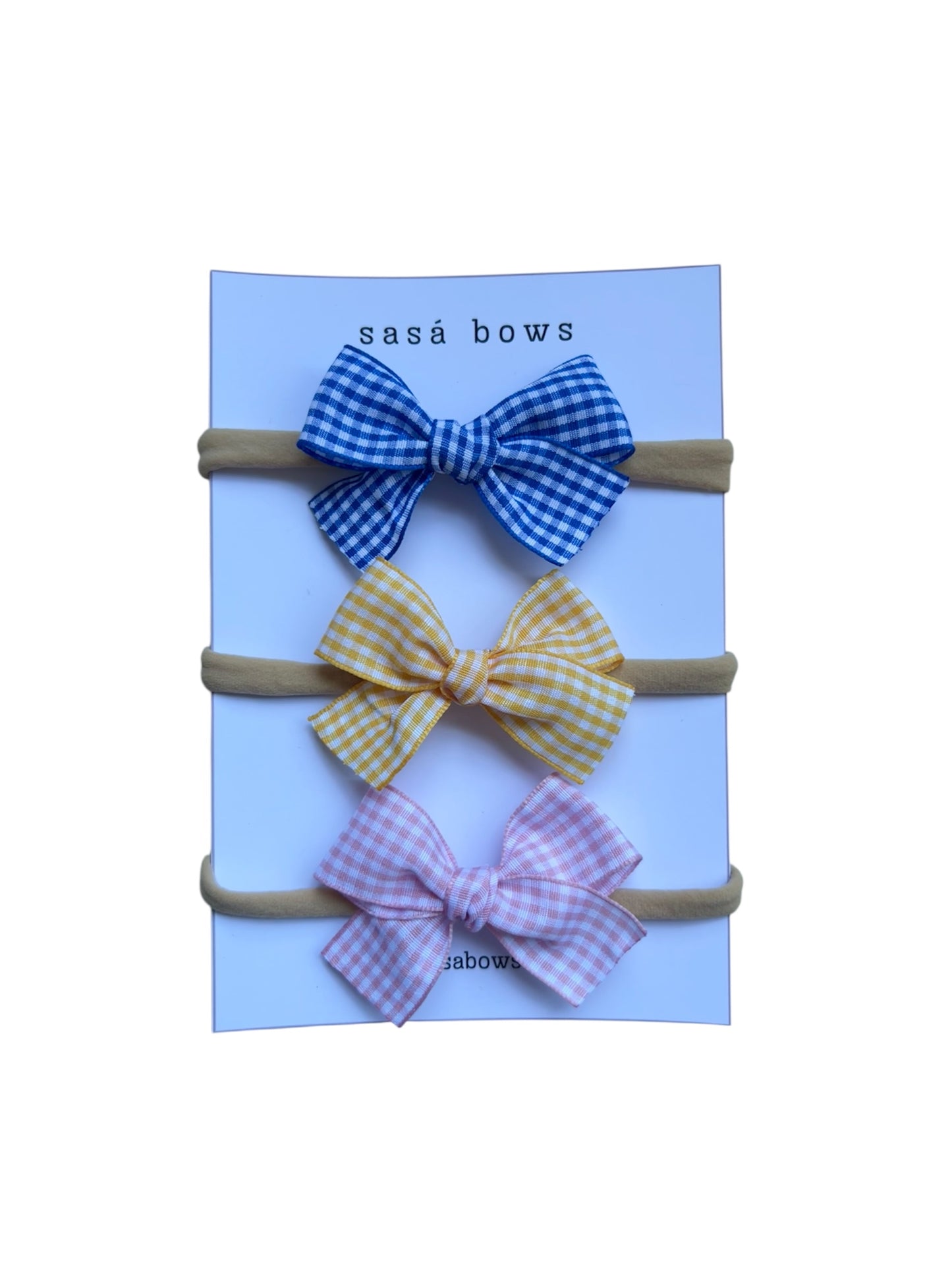 Pack de lazos cuadrillé