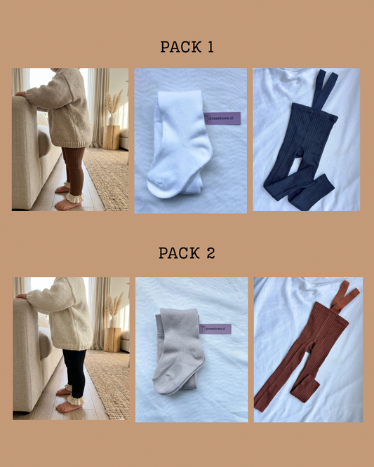 Pack de 3 | 1 de cada modelo | 6-12 Meses