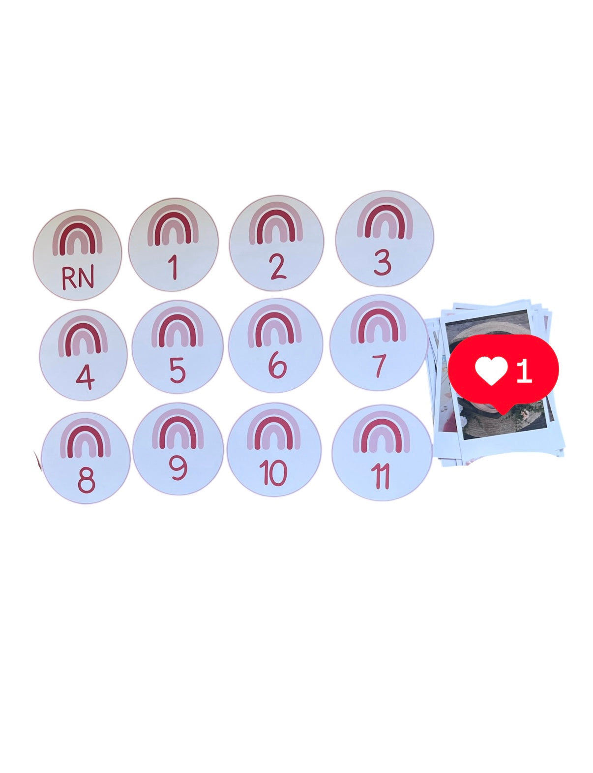 Guirnalda para fotos primer añito | elegir color