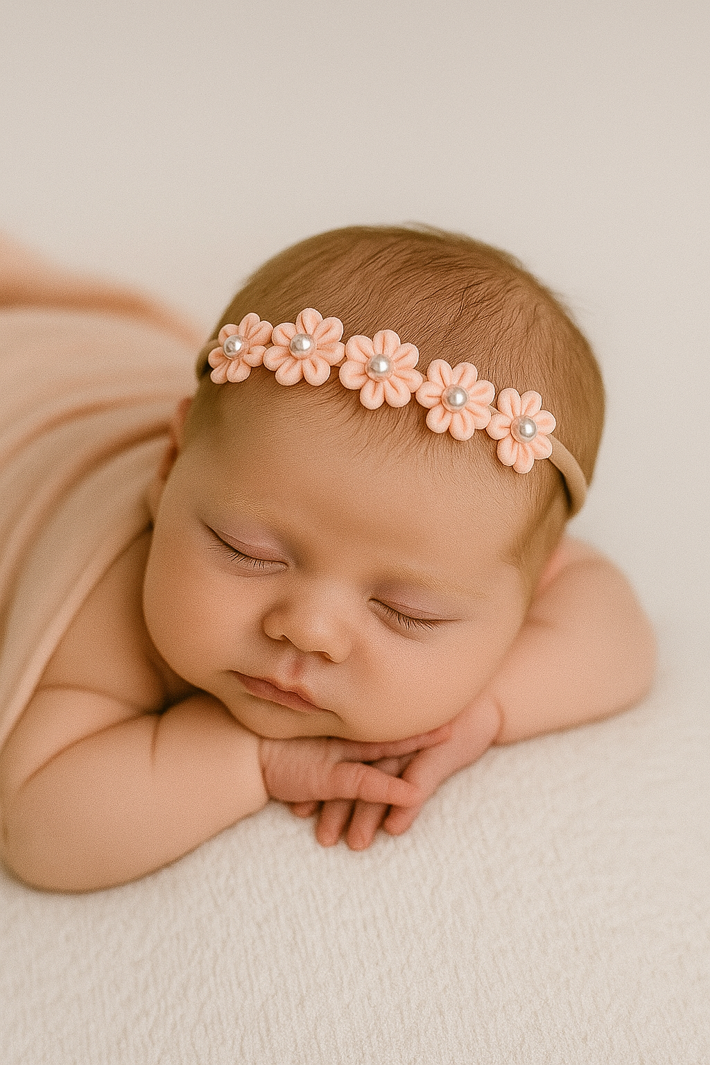 Cintillo Florecitas para Bebé y Niña - Diadema Flores Delicadas