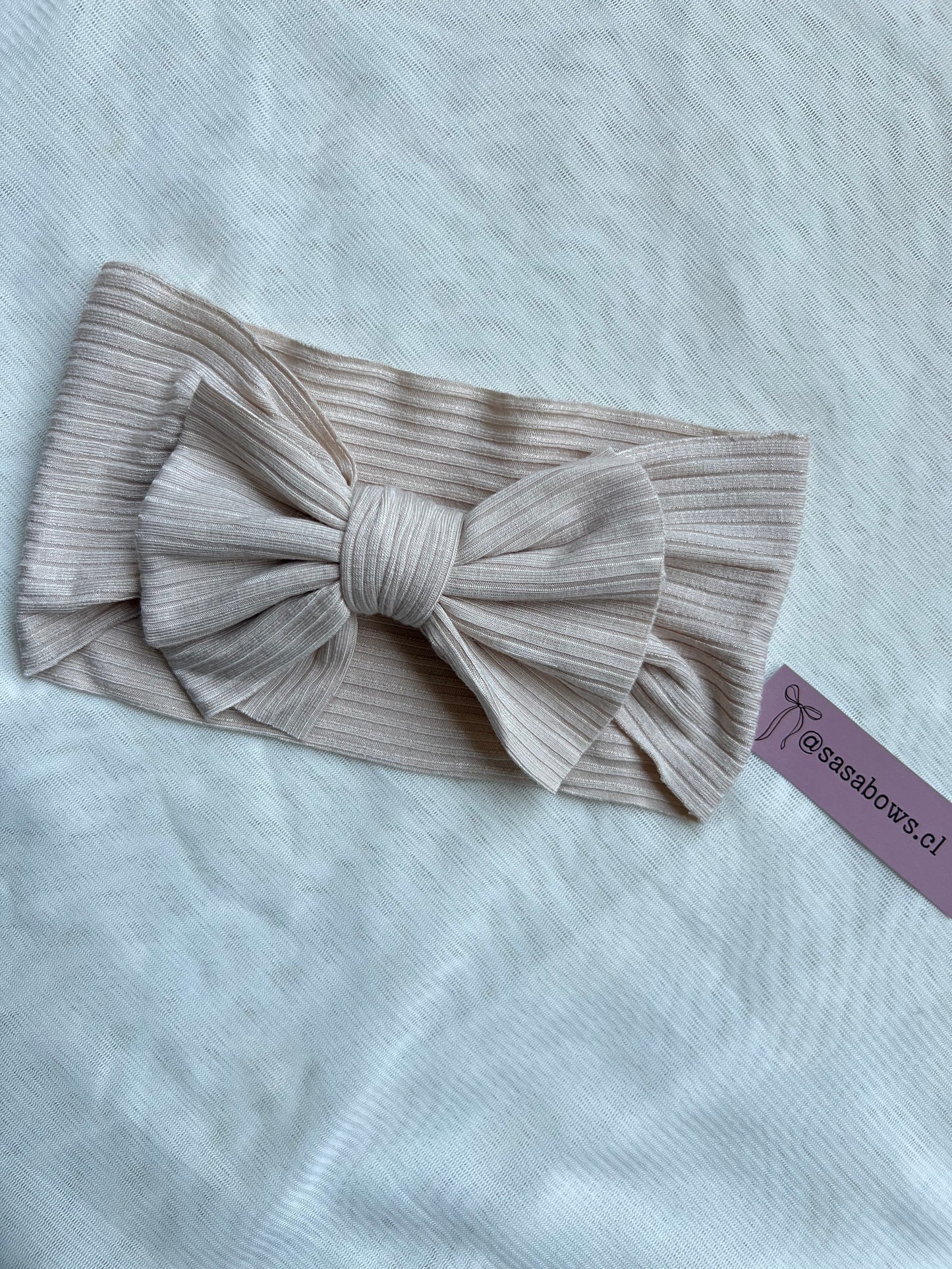 Cintillo Bow Vainilla