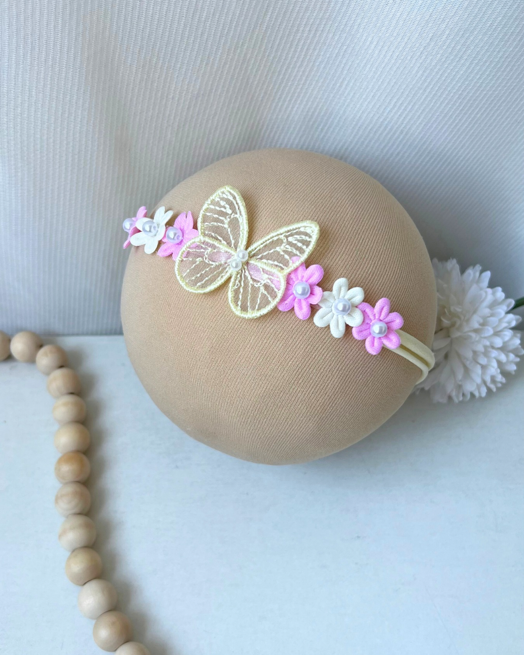 Cintillo Blossom Amarillo~Rosado