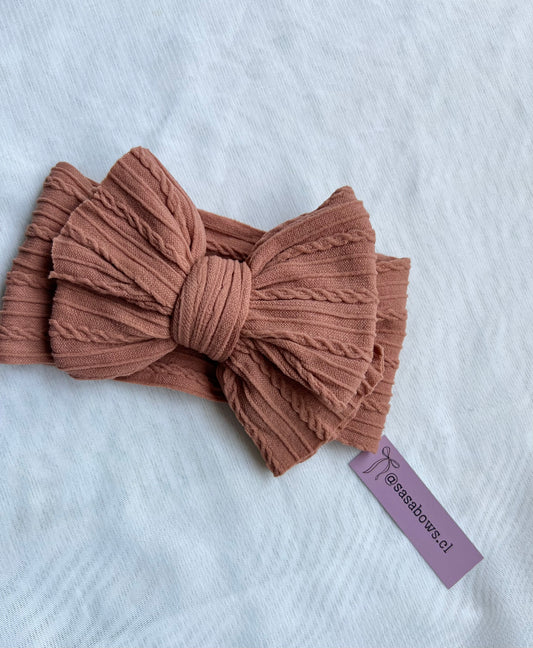 Cintillo Almendra Grande Caramelo