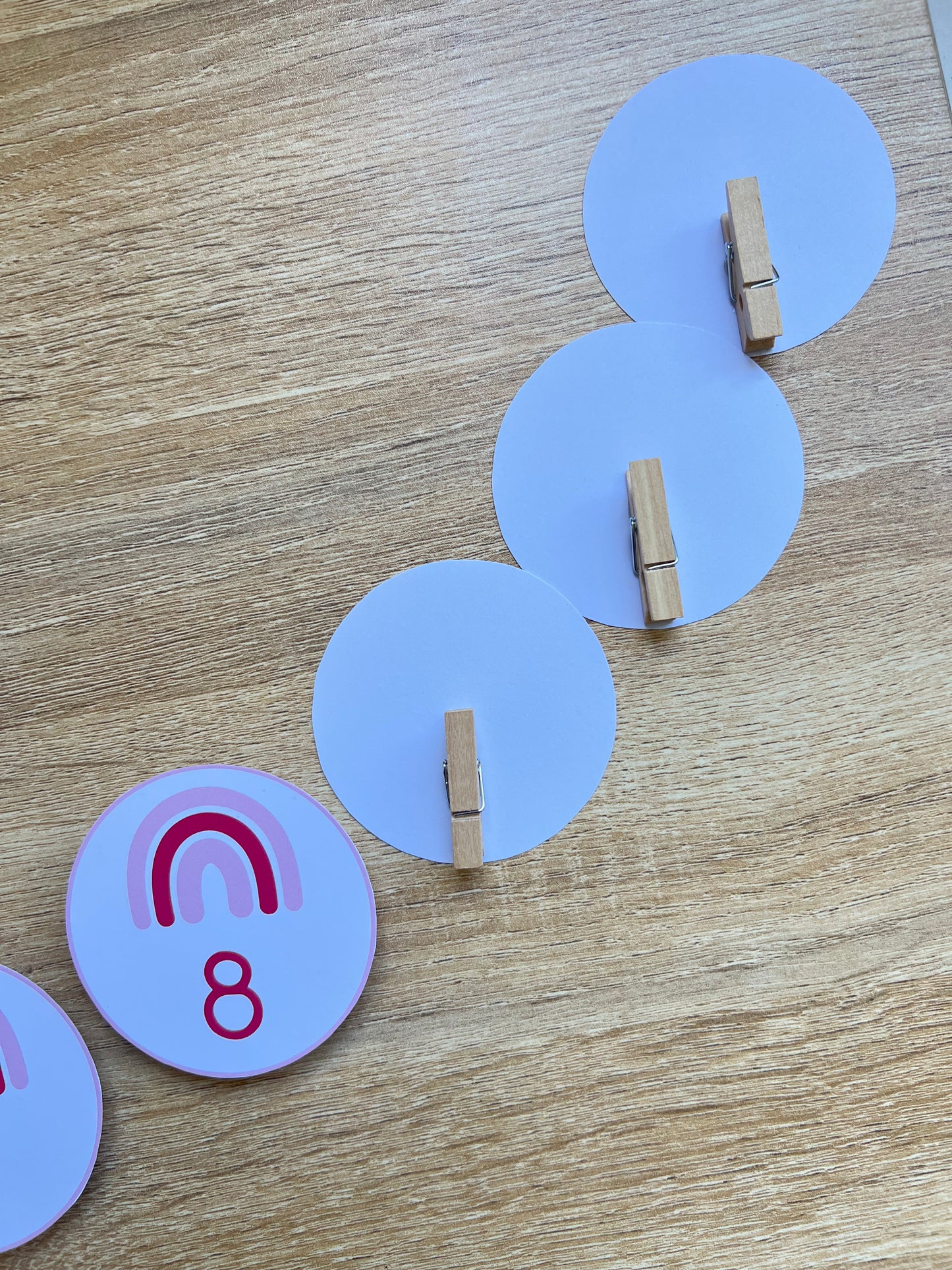 Guirnalda para fotos primer añito | elegir color