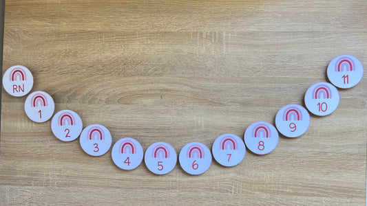 Guirnalda para fotos primer añito | elegir color