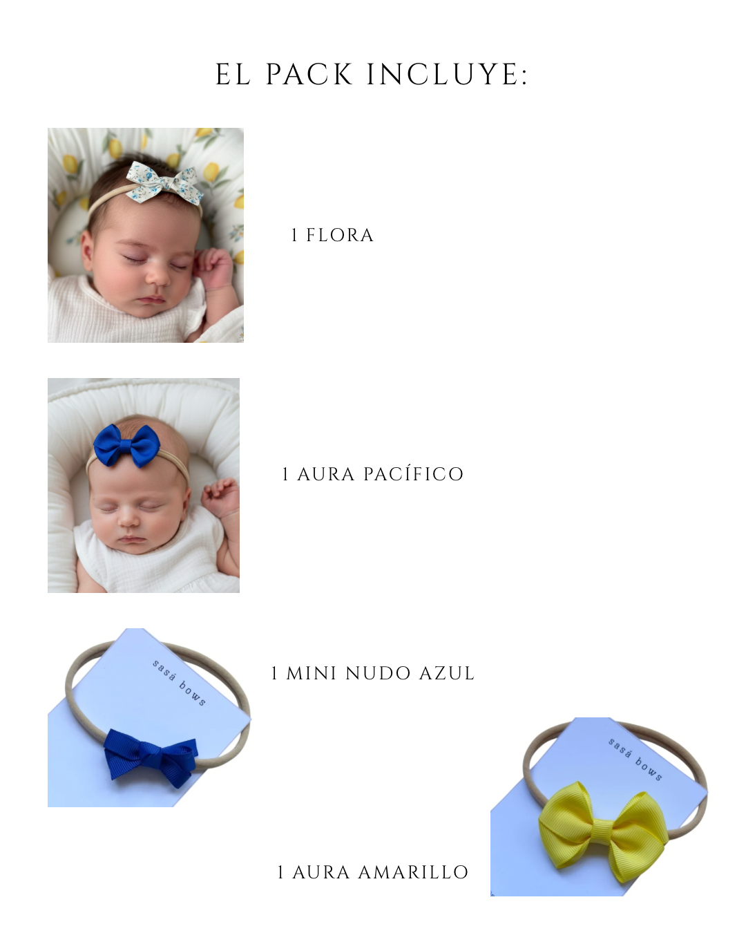 Pack verano cintillos | últimos modelos