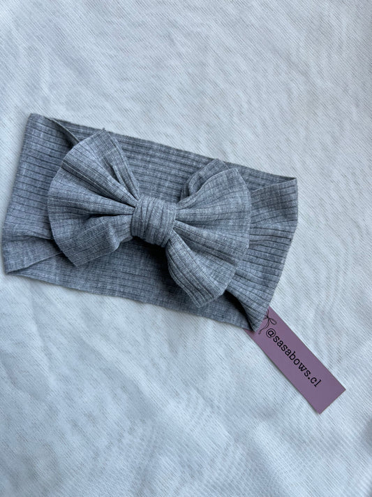 Cintillo Bow Gris