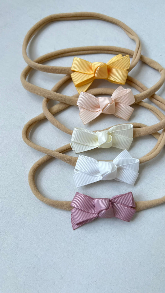 Mini nudos cintillos | pack de 5