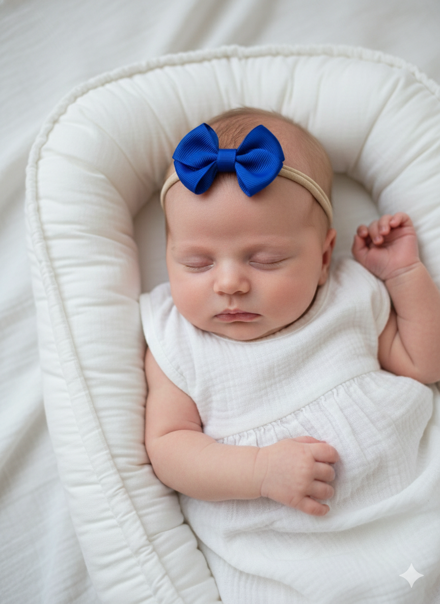 Lazo Aura Océano | cintillo elasticado